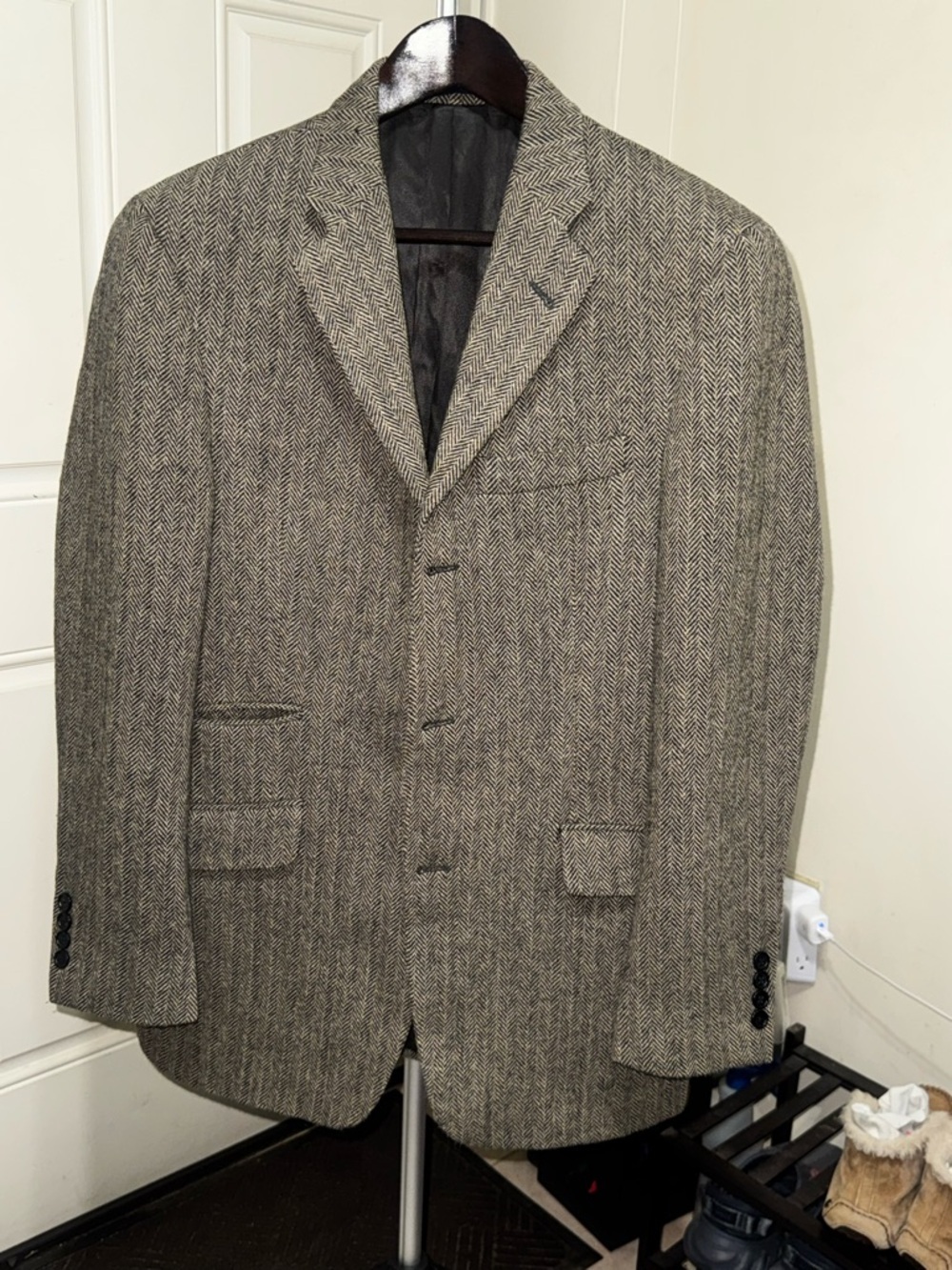 Burberry London-Saks Fifth Avenue I Men’s I Blazer I Herringbone I Size 38R - Picture 8 of 11